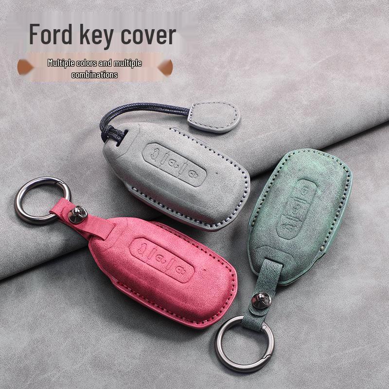Sheepskin Key Case for Ford '19 Territory, Jiangling Yuhu 7/9, and Yushang S350 Models