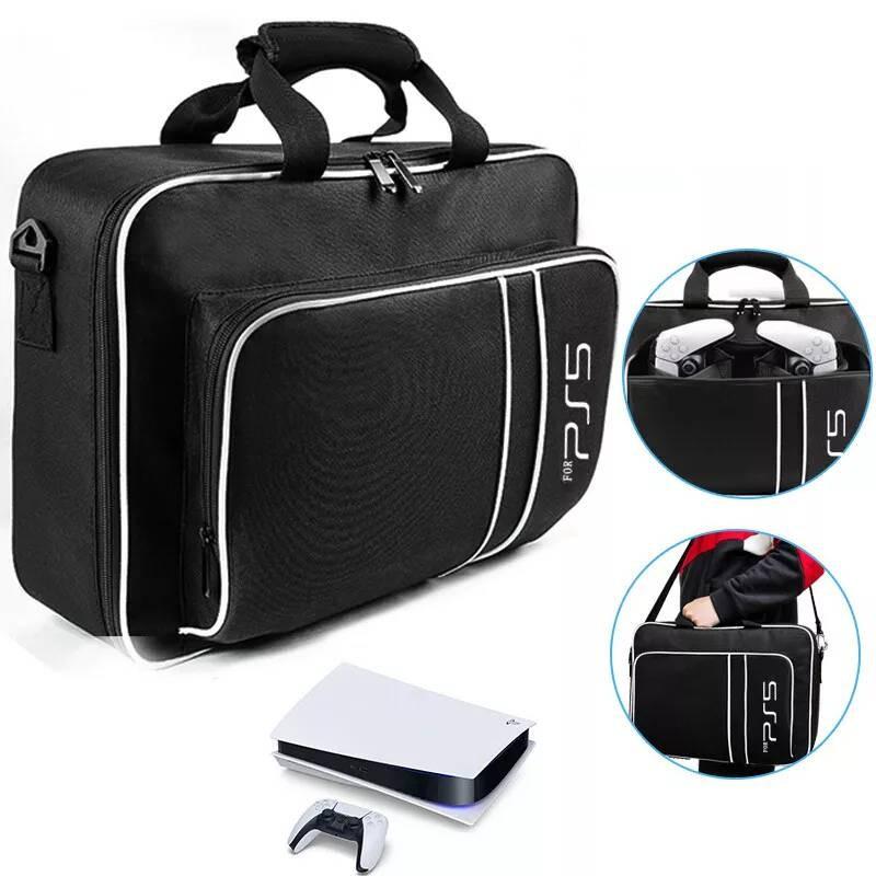 Stylová úložná taška z oxfordské tkaniny pro konzoli Playstation 5 pro cestování a přenášení