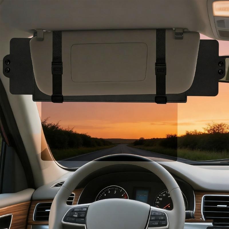 Universal Car Sun obstacle Extender With Polarized PC Lens For Light Reduction And UV Protection