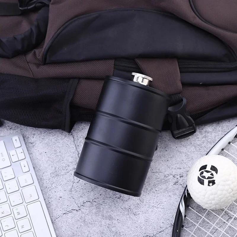 

Термос из нержавеющей стали, спортивная чашка для бутылки с водой, подходит для кемпинга, пикника, бутылки с водой, банка для колы чёрный