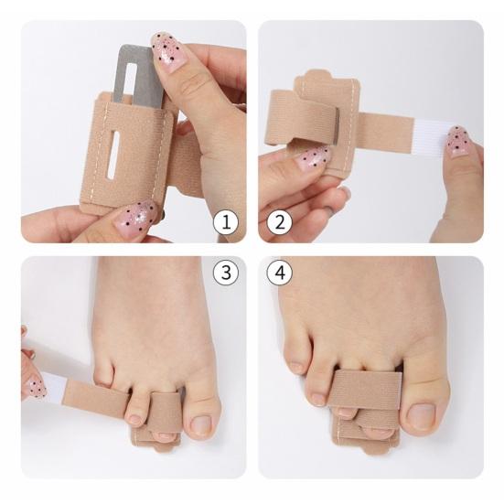 Raddrizzatore Correttore per Dita a Martello Traspirante Fasciatura Supporto per Dita Splint per Dita a Martello Corregge Allinea le Dita per Uomini Donne