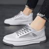 Mode d'été tendance couleur unie vêtement d'extérieur chaussures décontractées respirantes version coréenne tige basse à lacets simple chaussures coupe-vent