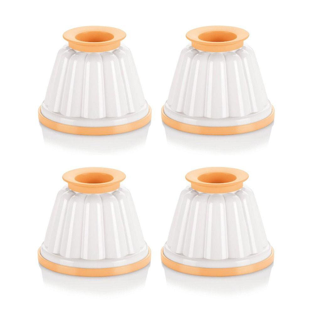 Plastic Pudding Cup  Candy Dishes 4pcs Panna Cotta Mould  Kitchen