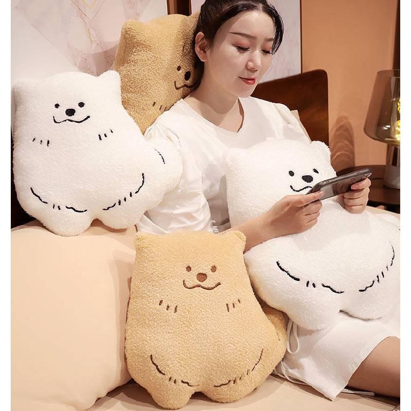 Toy Plush Dog Cartoon Animal Stuffed Doll Home Bedroom Decoration Kids Gift