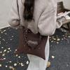 Lazy Wind Large-capacity Tote Bag Women's 2025 New Fashion Texture Niche Canvas Bag Personalized Portable Underarm Bag