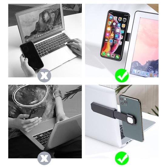 Phone Stand Stretchable Dual Monitor Display Plastic Portable Creative Laptop Extension Bracket for Live Streaming