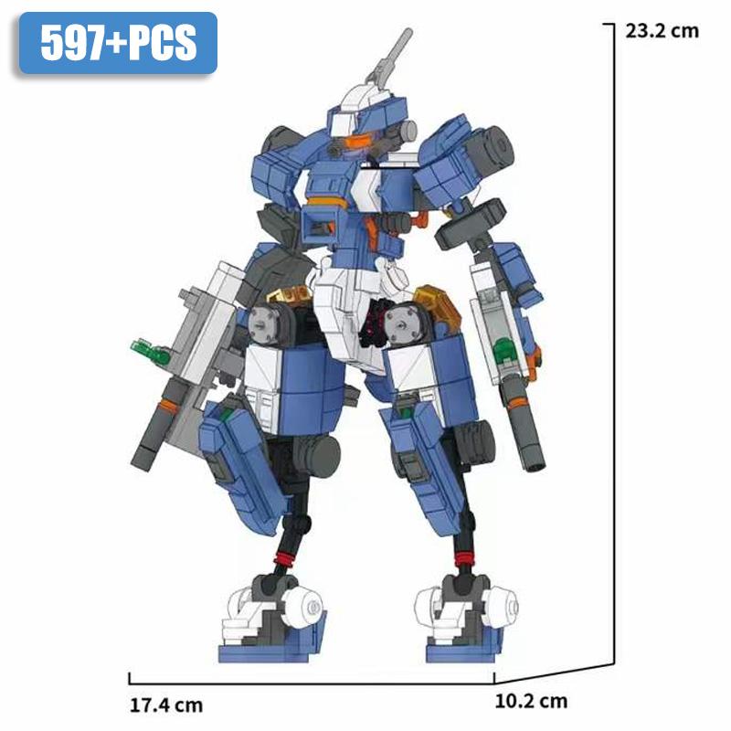 City-District First-Class Moc War Superior-Grade Mecha Construction-Kit Superior-Grade Kits Superior-Grade Mechs Premium-Quality Warrior