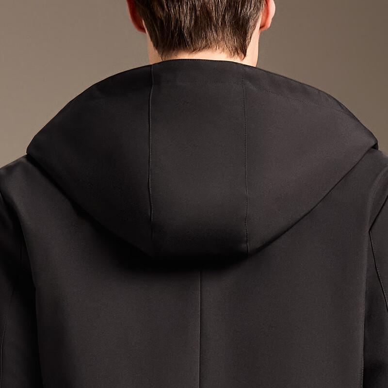 Antonio Men's Warm Hooded Coat with Removable Liner