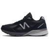Mens 990v4 Made In USA Black Silver 2023 Men Sneakers Grey U990BL4