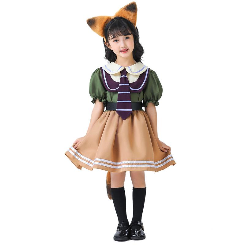 Crazy Animal City Nick Judy Children's Animation Role Playing Suit Parent-Child Comic Con Performance Suit