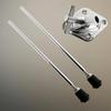 2 Pieces Drum Leg with Rubber Foot Heavy Duty for Performance Setups