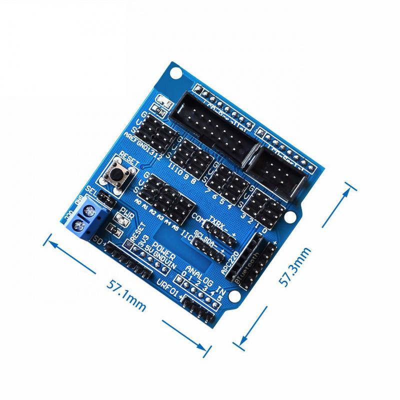 Robot Accessory Sensor Board, V5 Version Expansion Shield, Electronic Bricks Module