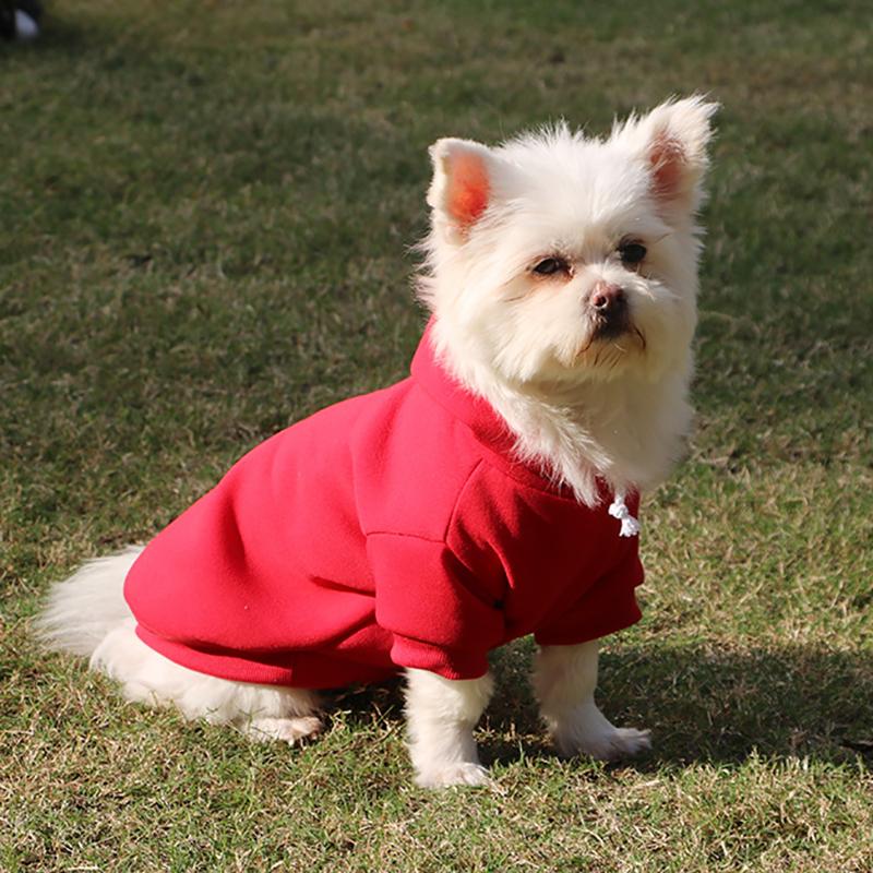 Polarowa bluza z kapturem dla psa, dwunożny pulower, sweter dla zwierzęcia, ciepłe ubranka dla szczeniaka, strój dla małego psa, przytulna odzież dla zwierzęcia, kurtka z kapturem dla zwierzęcia wielokrotnego użytku