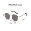 Fashion Boys Girls Octagon Metal Sunglasses Polygon Trend Children's Sun Glasses Kids Outdoor UV400 Eyewear