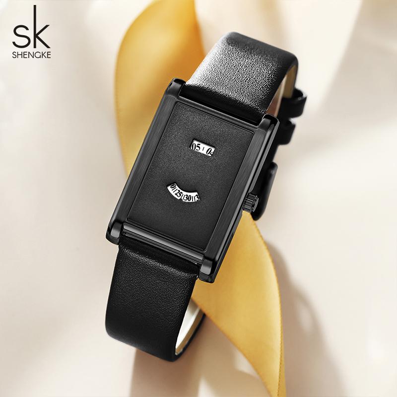 SHENGKE Novo Design Relógios Femininos Estilos Clássicos Originais Relógios de Pulso Quartz Femininos Marca Top Melhores Presentes para Senhoras Relógio