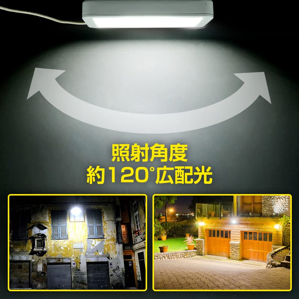 Good Goods LDT-5F 50W LED Flutlicht, 6000LM, Schlank, IP65 Wasserdicht, Außenbeleuchtung, Arbeitsleuchte, 100V Kompatibel, Hohe Helligkeit, Energiesparend,