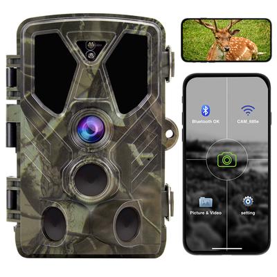 Wifi 812 Pro Wildlife Trail Camera, bezprzewodowe kamery myśliwskie 36mp4k 940nm IR Night Vision Potraps Tracking Cam