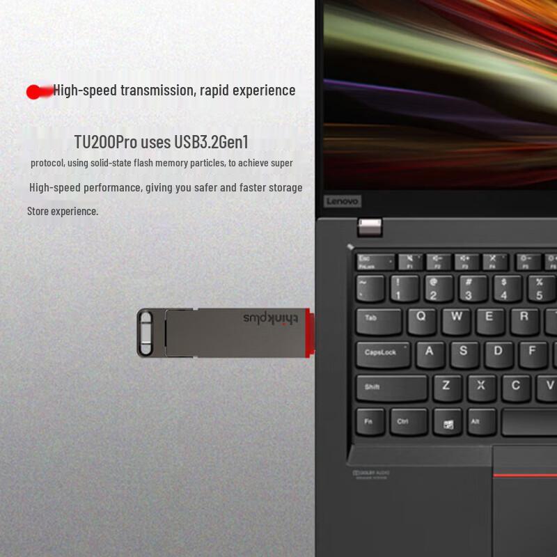 Lenovo Thinkplus TU200Pro Dual-Interface SSD USB Drive