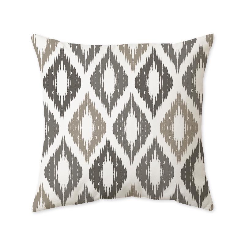 Nordic Geometric Ultra-Soft Cushion Cover, Retro Indian Light Luxury Sofa & Bedroom Lumbar Pillow