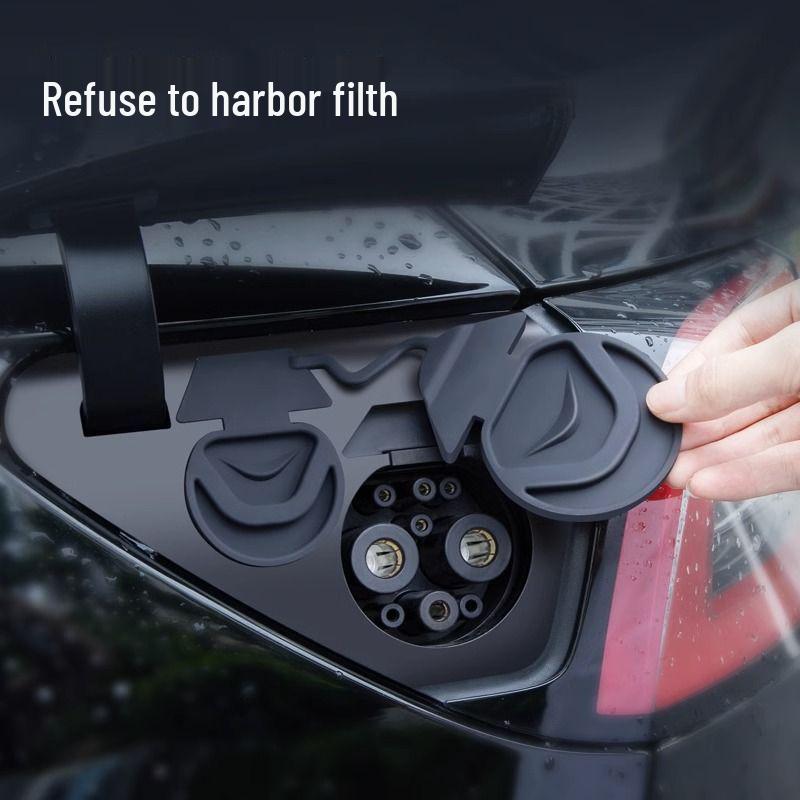 Wasserdichte Silikon-Ladeanschlussabdeckung für Tesla Model 3/Y