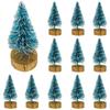 24Pcs Mini Christmas Tree Decor Versatile Beautiful Festive Atmosphere Enhancer for Home Gathering Christmas Ornament