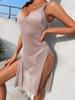 2023 New Beach Sexy Knitted Hollow Cover-up Bikini Cover-up Sunscreen Swimsuit Outside Smock