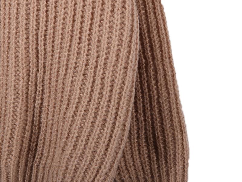 Autumn and Winter Women's Loose and Simple Sweater Round Neck Street Knitted Pullover Sweater for Women 3567 KTB