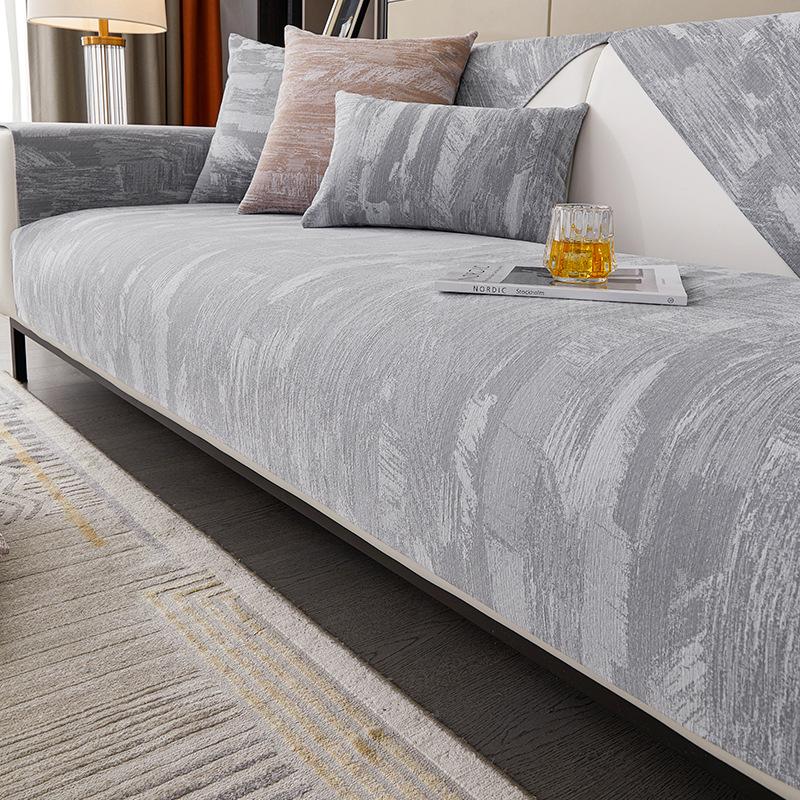 Four Seasons Universal Sofa Cushion Dandelion Jacquard Sofas Protective Cover Towel Anti-slip Cushion for Living Room Home Decor