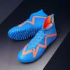 Fashion Men Football Boots Long Spikes High Ankle Soccer Shoes AG/TF Kids Outdoor Grass Cleats Soccer Boots Training Sport Football Shoes
