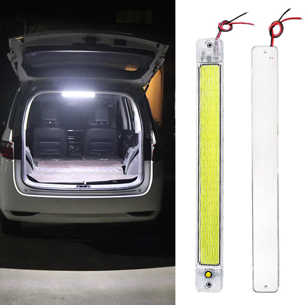 2 Pcs 84 LED 10W Car Interior Led Light Bar White Light Tube With Switch For Van Lorry Truck RV For Camper Indoor Ceiling