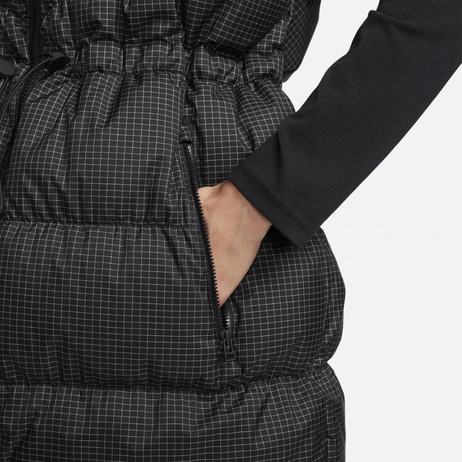 New Nike AS W NSW TF DWNFL NK WPFR VEST Vest Women's Black FN0031-010