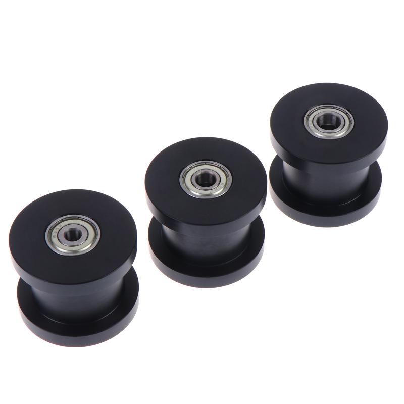 Double Bearing H Groove Flat Bottom Groove Wheel Width 25 Nylon Roller Guide Wheel Moving Pulley H6/H8/H10*50*40