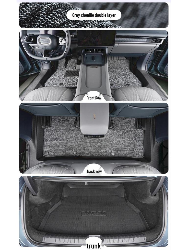 Lynk & Co 07 TPE Floor Mats Full Coverage 2024 Model Interior Accessories