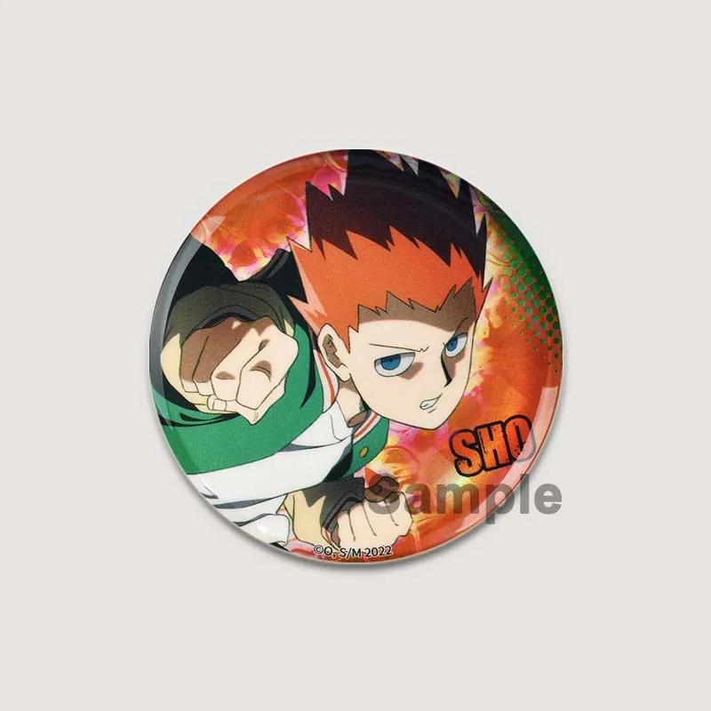 32/44/58mm Japanese Anime Mob Psycho 100 Badges On Backpack Accessories Lapel Pins Cartoon Brooches for Clothes Bag Decor Fans Gifts