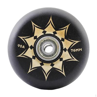 Roda de Patins Inline 76mm de Reposição com Rolamento Abec 9 Rodas de Treinamento 90A