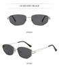 Retro Polygonal Metal Sunglasses: European & American Style, Small Frame, UV Protection, Fashion Streetwear