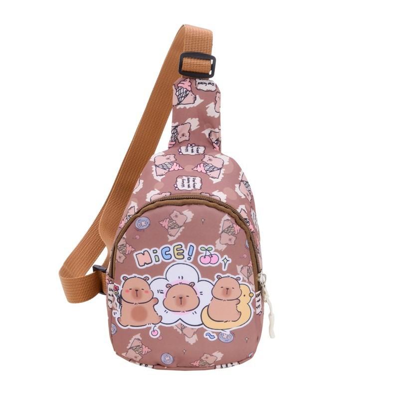 Capybara Single Cartoon Shoulder Crossbody Chest Bag Lightweight Breathable