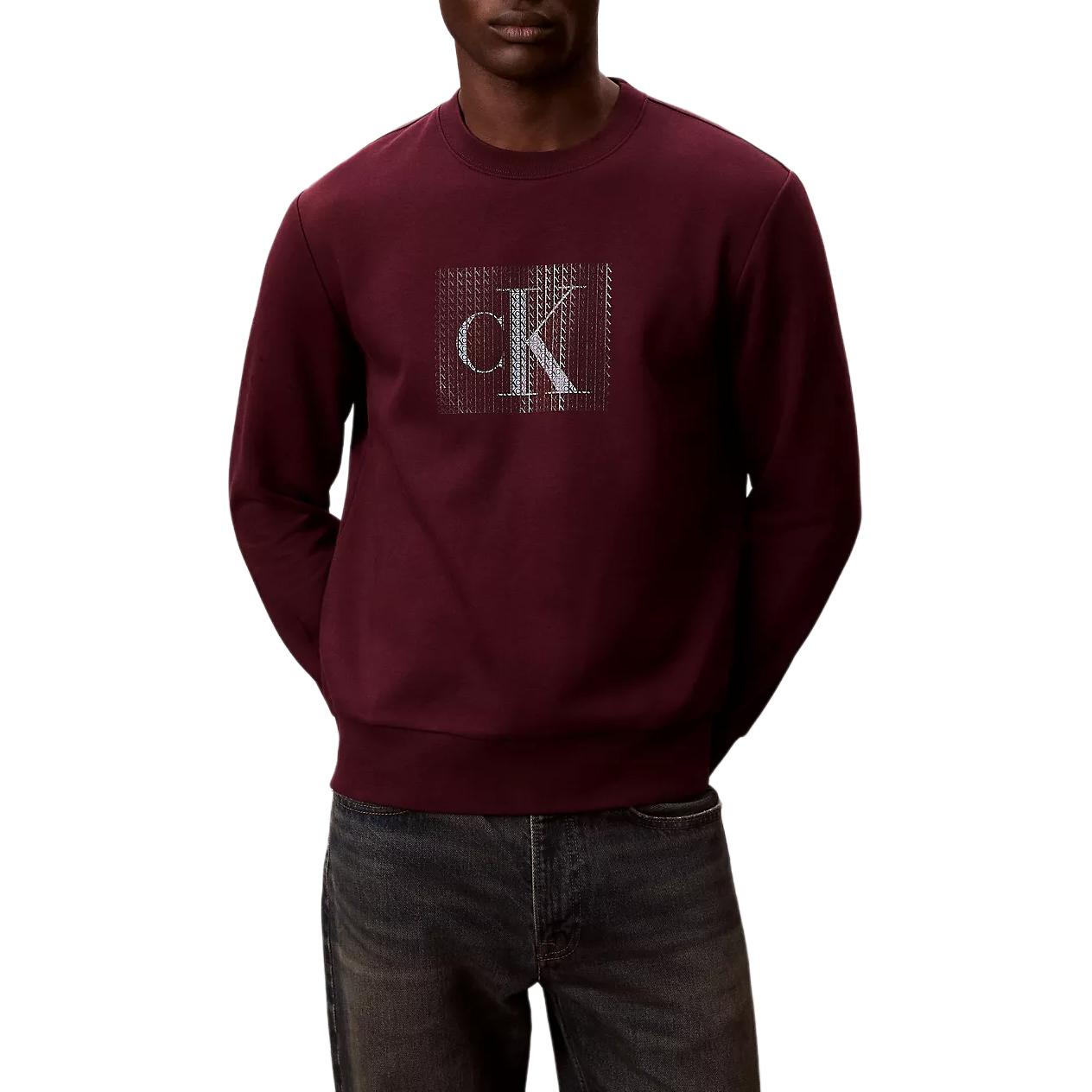 

Calvin Klein Comfortable Versatile Layered Letter Pattern Fashion Sweatshirt Men sweatshirt 4RE270G-XV6 L