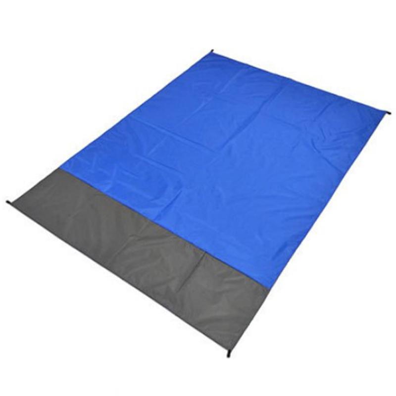 Beach Blanket Waterproof Outdoor Camping Pocket Folding Portable Lightweight Picnic Mat 210x200cm