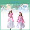 Enchanting Cinderella Adult And Kids Cosplay Princess Dress Long Gown For Halloween