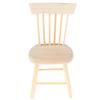 1/12 Dollhouse Miniature Furniture Wooden Chair High Chair Dollhouse Accessories - For Dollhouse Decoration