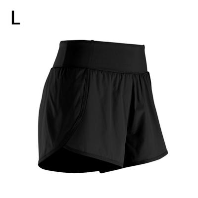 Shorts de Corrida para Mulheres 2 em 1 Secagem Rápida Shorts de Ginásio Largos Shorts Esportivos Respiráveis Shorts de Yoga