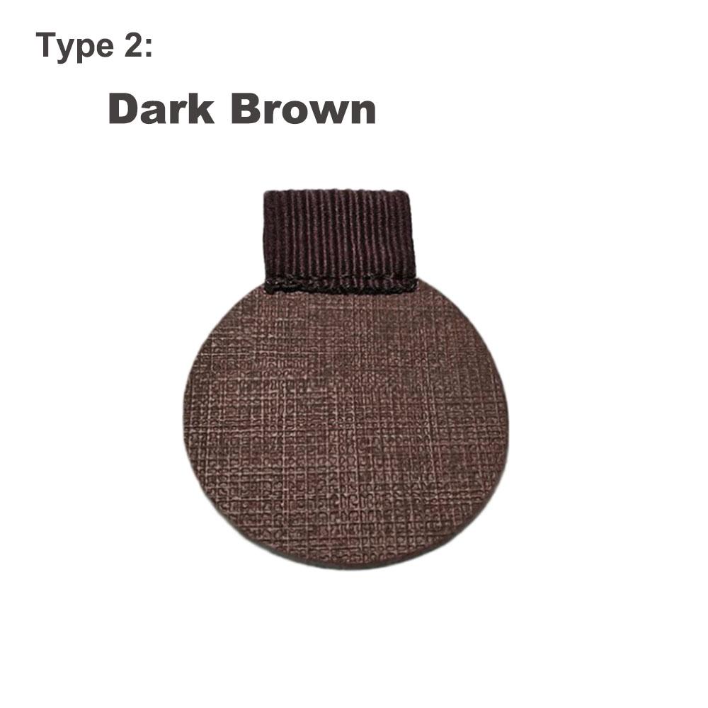 1 porte-stylo auto-adhésif avec boucle élastique en cuir, pinces à crayons pour cahiers, journaux, presse-papiers, stylos, fournitures de bureau