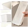 2PCS Expandable Storage Drawer Organizers Sliding Bin Plastic Desk Drawer Trays with Removable Dividers Adjustable Makeup Storage Bins for Bedroom,