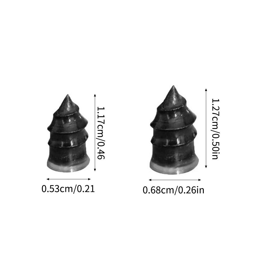 10 Pieces Vacuum Tyre Repair Nail Wear-resistant Leakproof Waterproof Tire Screws High Strength Tyre Patches Car Scooter