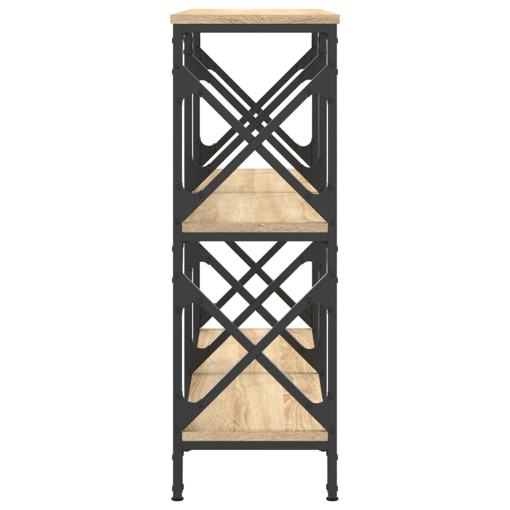 Console Table Sonoma Oak 100 x 28 x 80.5 cm Engineered Wood