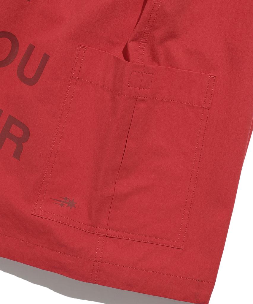 NICEGHOSTCLUB Ffats Parachute Cargo Shorts_Red(Ng2Emupa61A)