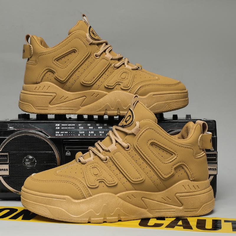 

2024 новые высокие спортивные кроссовки, мужская повседневная обувь, кожаные вулканизированные модные кроссовки для занятий спортом на открытом воздухе для мужчин и женщин 39