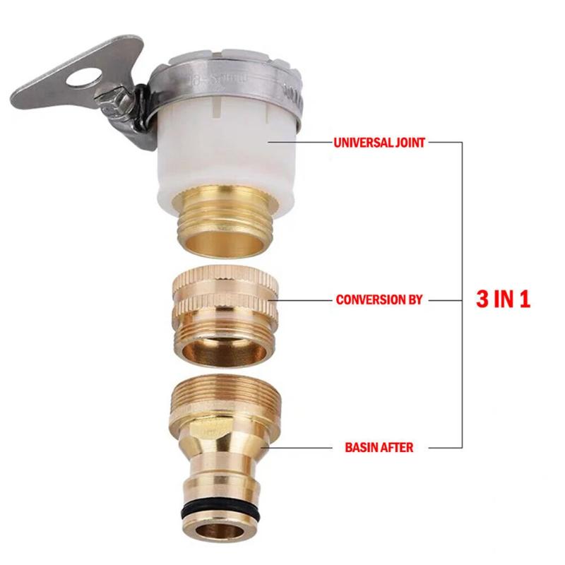 15-23mm Universal Hose Tap Adapters Faucet Tap Connector Garden Water Hose Pipe Fitting Faucet Adapter Watering Garden Tools