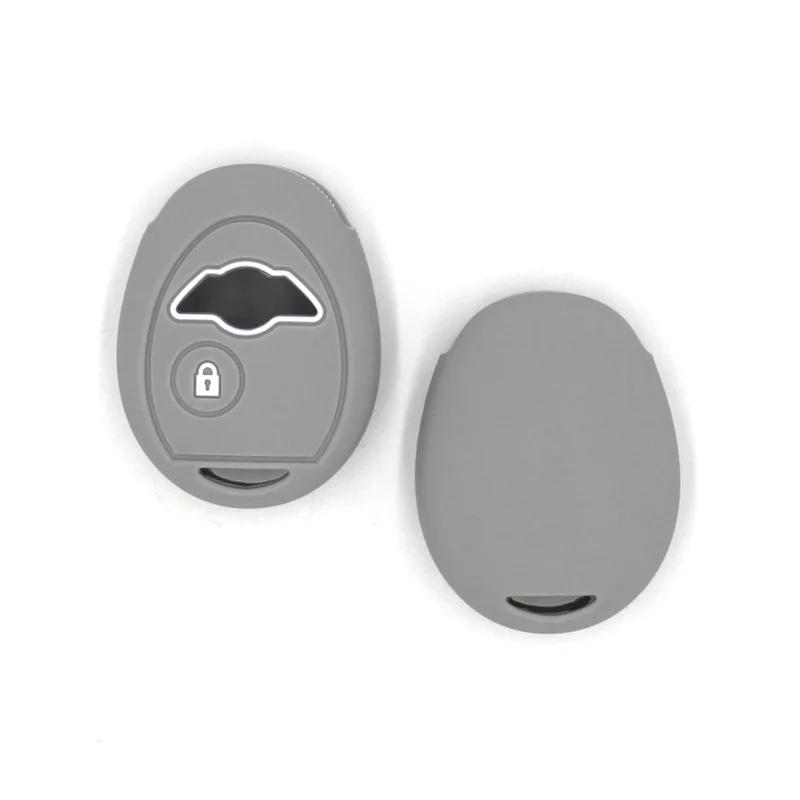 1 Button Silicone Car Key Cover for bmw Mini Cooper S R50 R52 Conuertible R53 Remote Key Case Protection Holder Car Styling